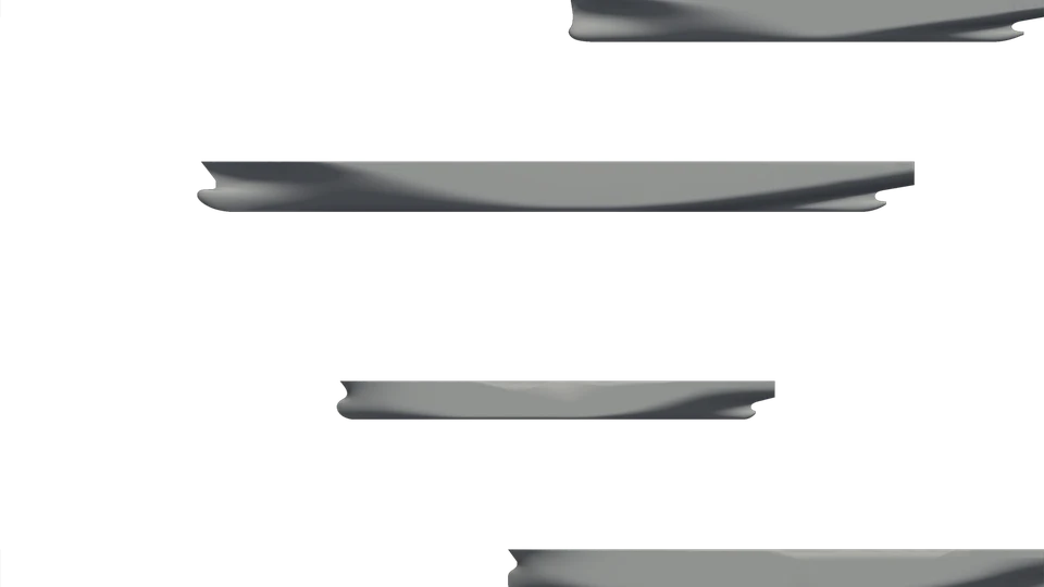 AI-generated ship hull forms